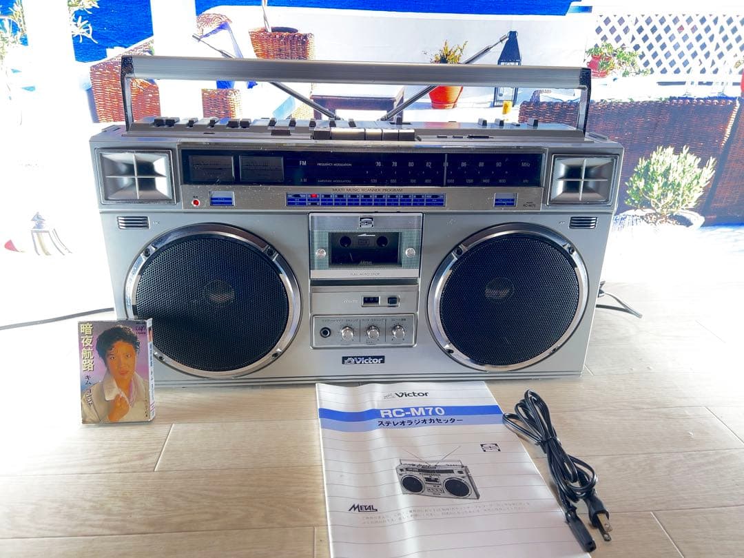 希少Victor ビクターRC-M70 ラジカセ動作品メンテナンス済み美品