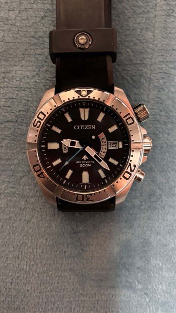 時計 CITIZEN eco drive air diver's 200m