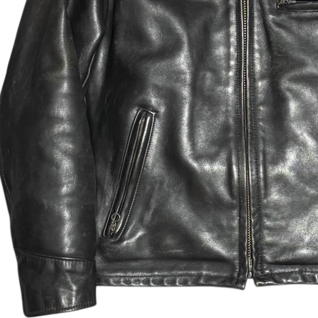 Schott 米国製 AT101 ボアライナー付 ライダースジャケット 38