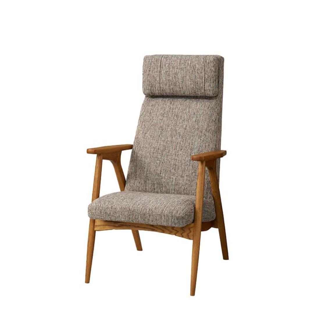 unico ウニコ　HESTA ヘスタ ラウンジチェア　 ブラウン