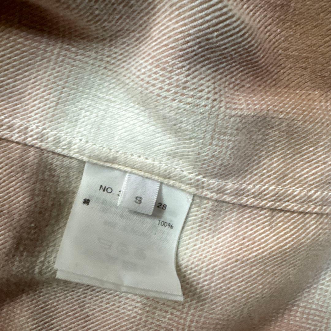 RHC コットン100% チェック柄 長袖シャツ S