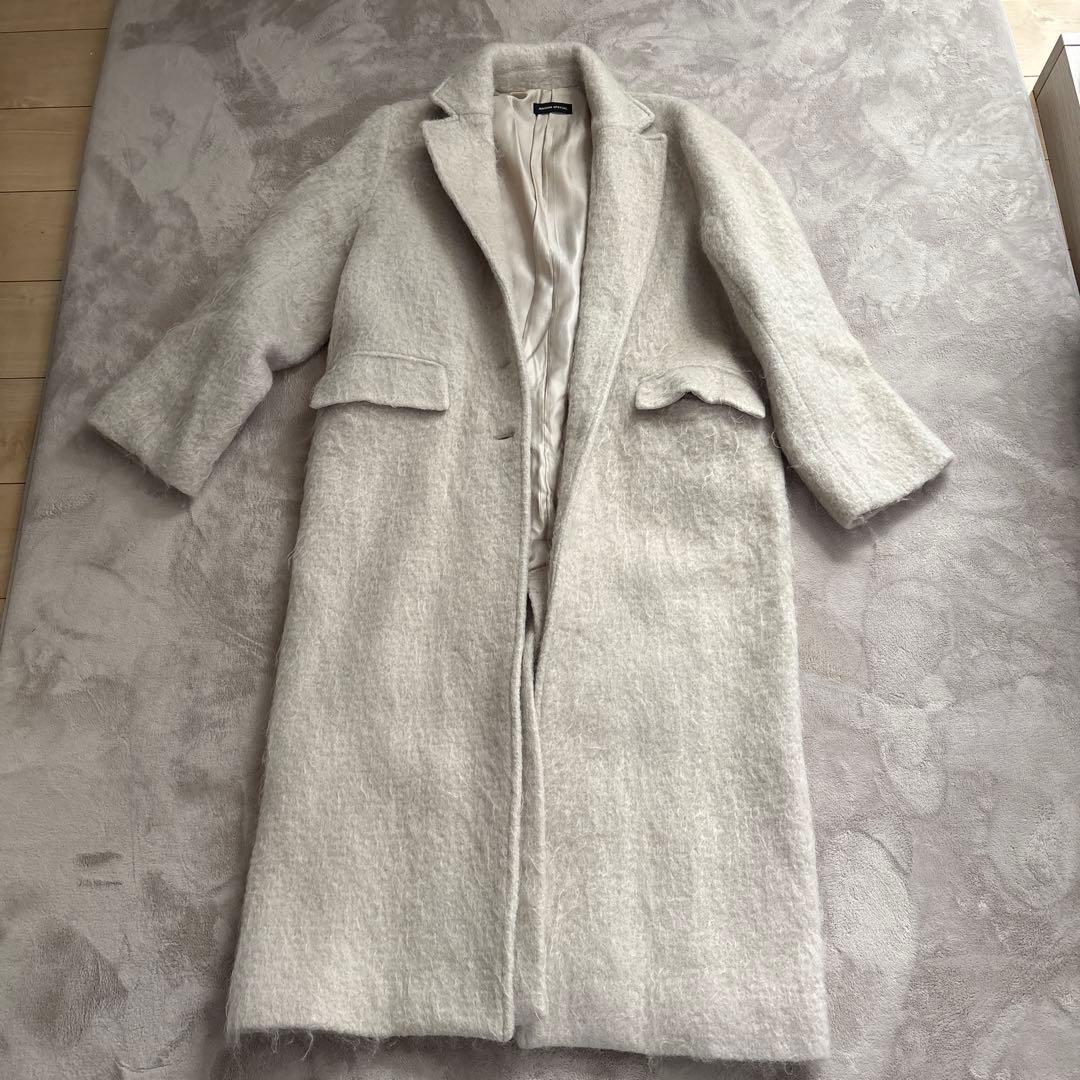 maisonspecial モヘアシャギーチェスターコート