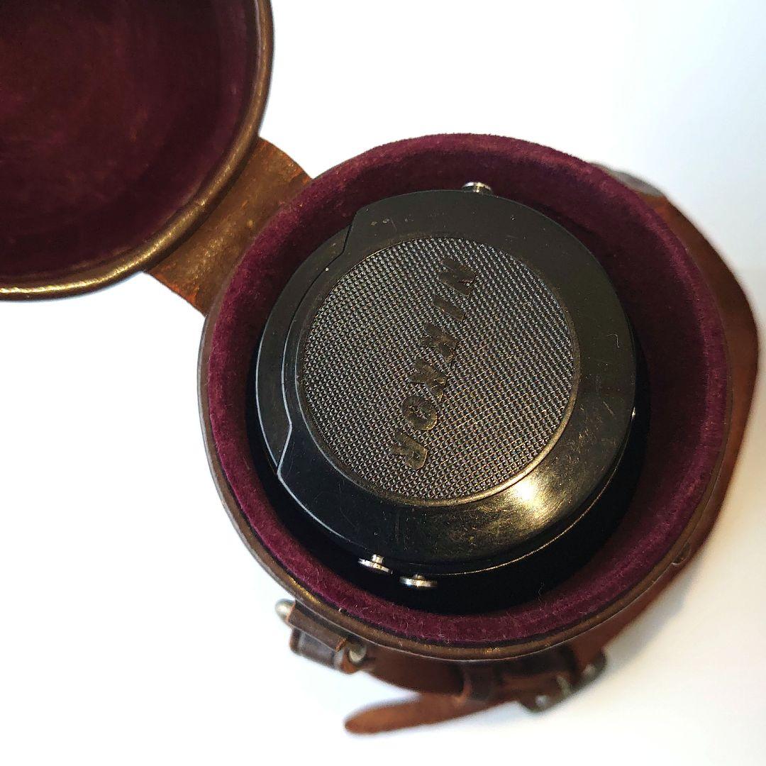 ＮikkorＰ−C AUTO 105mm Ｆ2.5スクリューマウント 革ケース付