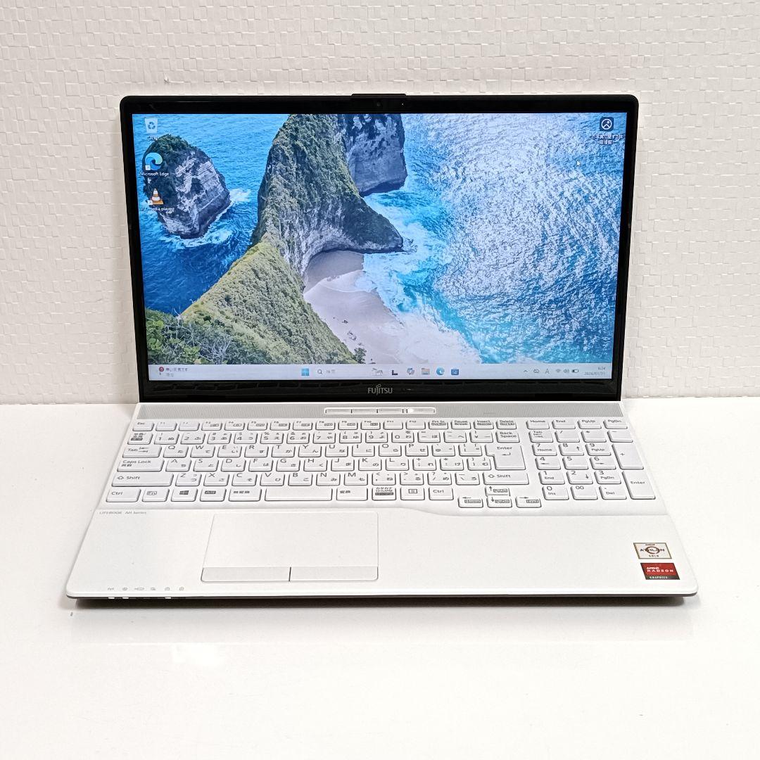 2021年 富士通 Windows11 15.6型 ノートパソコン SSD