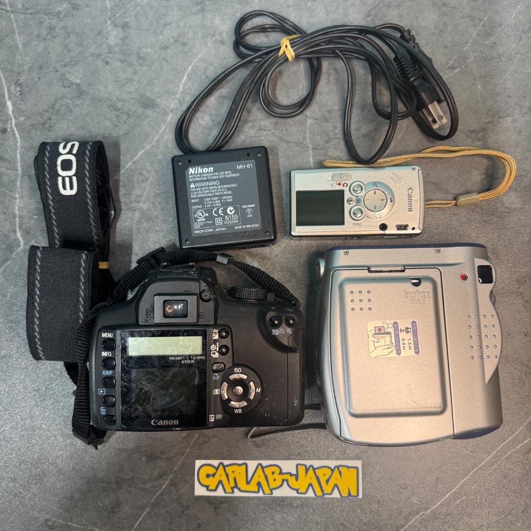 ジャンク　キヤノン EOS Kiss Digital N カメラセット