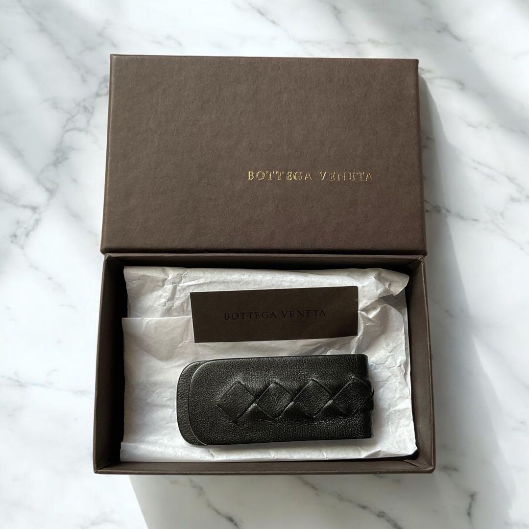 【BOTTEGA VENETA】ボッテガヴェネタ　マネークリップ　正規品ブラック