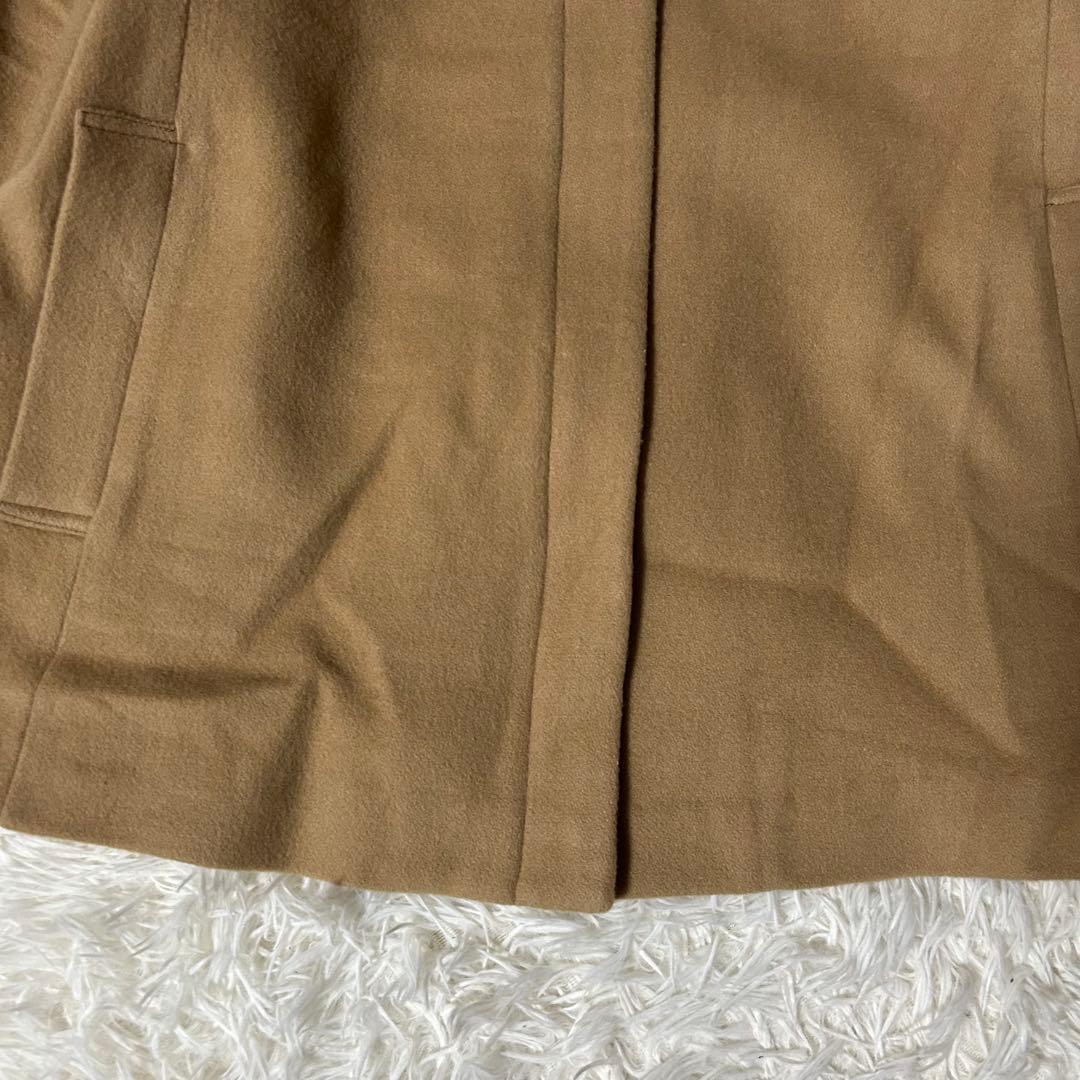 KUMIKYOKU フード付きショートコート キャメル 5