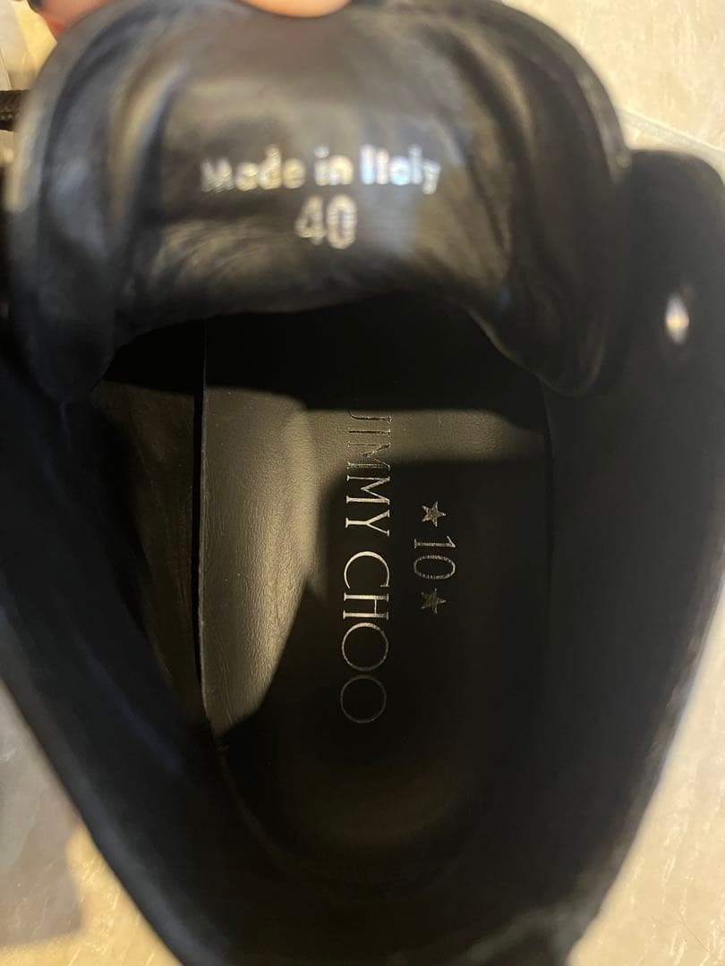 お値下げ可。ジミーチュウ　美品！10周年記念スニーカー