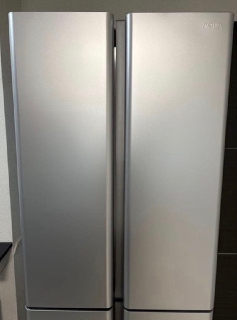 【美品】AQUA 420L 2023年製 4ドア冷蔵庫 シルバー