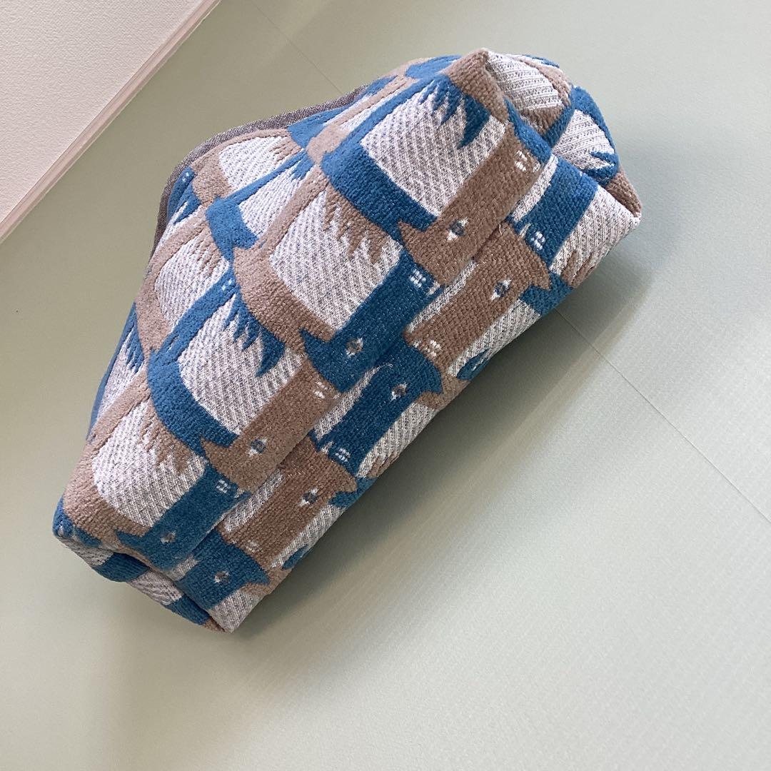 ミナペルホネン thoroughbredで巾着バッグ　ハンドメイド