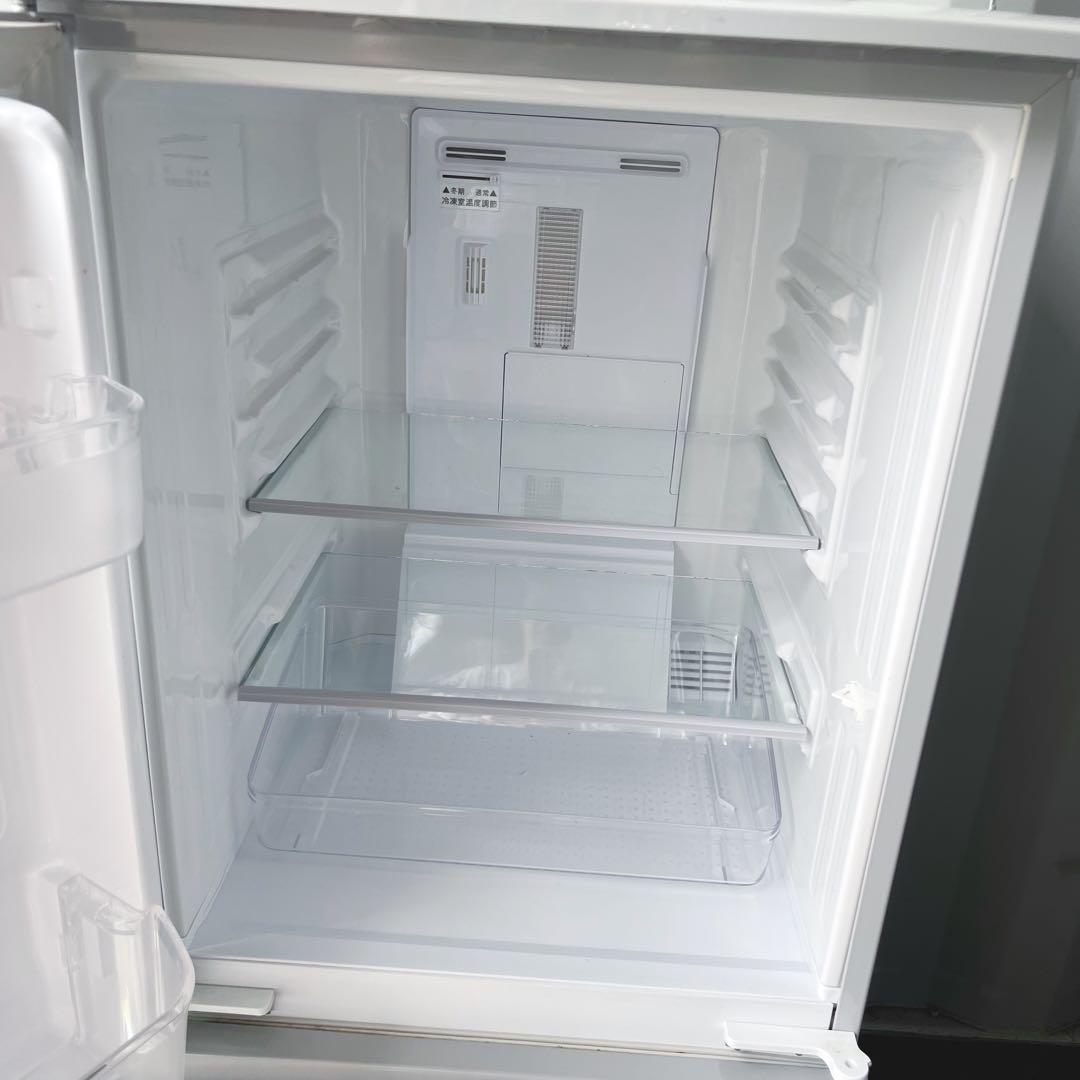 21取付無料！完動品！SHARPスタイリッシュシルバー冷蔵庫ブラック洗濯機！