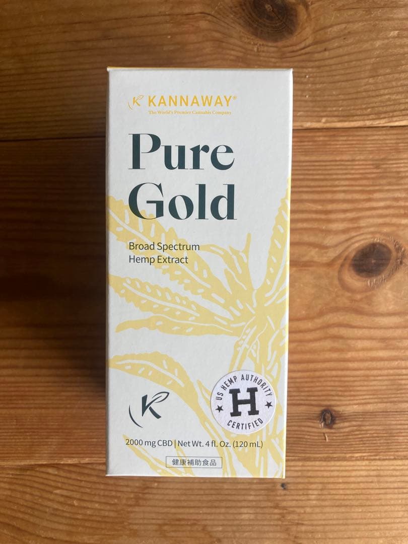 KANNAWAY Pure Gold 2000mg CBD & カプセル