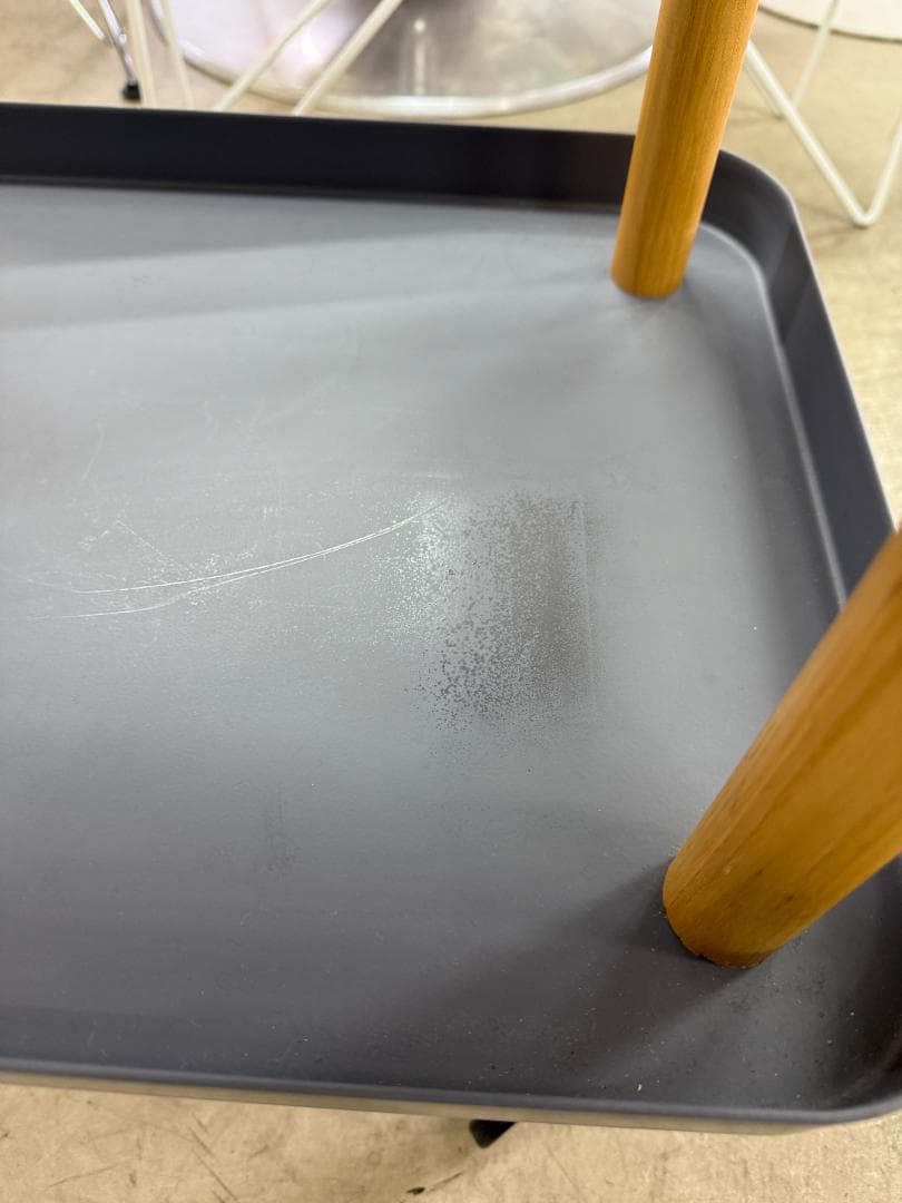 6*6様 【デンマークのデザイナーズワゴン】2段式キャスタートレイ