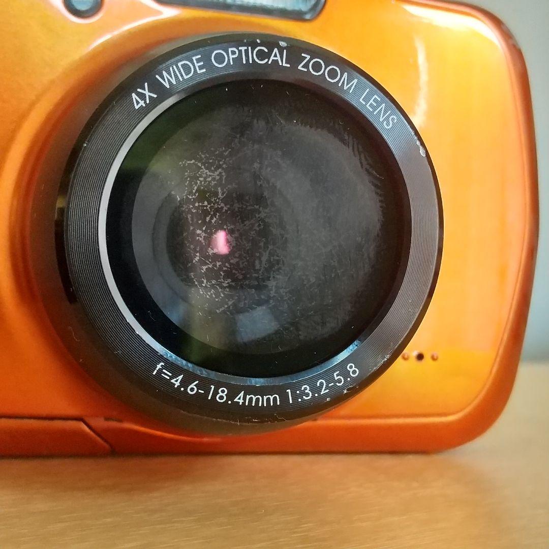 防水コンパクトデジタルカメラ KenKo DSC200WP オレンジ 本体