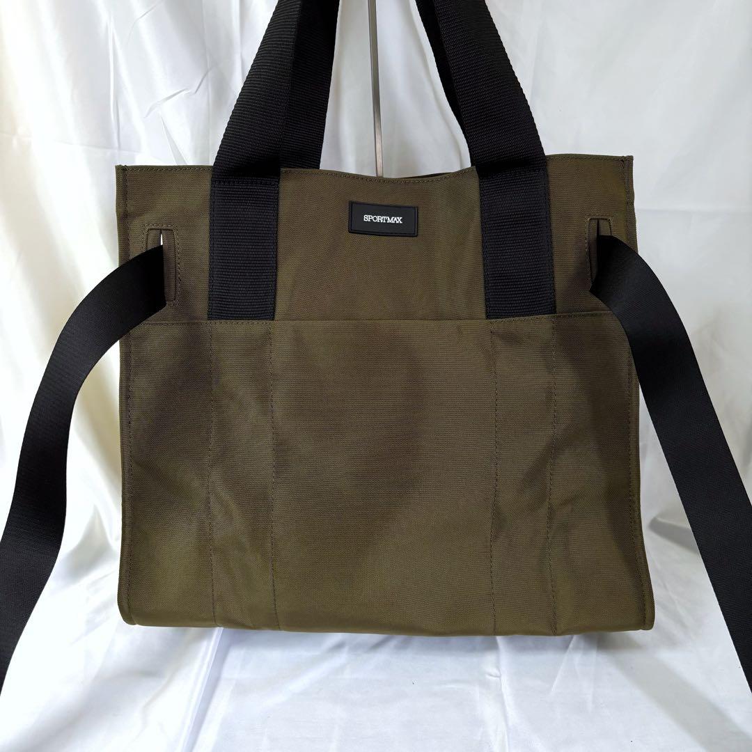 未使用保管品✨　SPORTMAX スポーツマックストートバッグ　大容量　軽量
