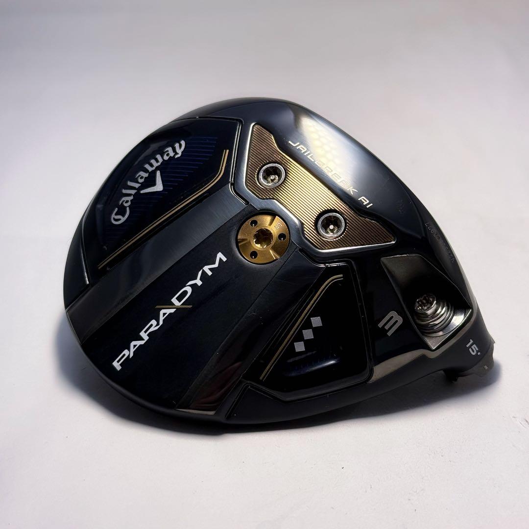 パラダイムトリプルダイヤモンド　3w 15° キャロウェイ　ヘッドのみ