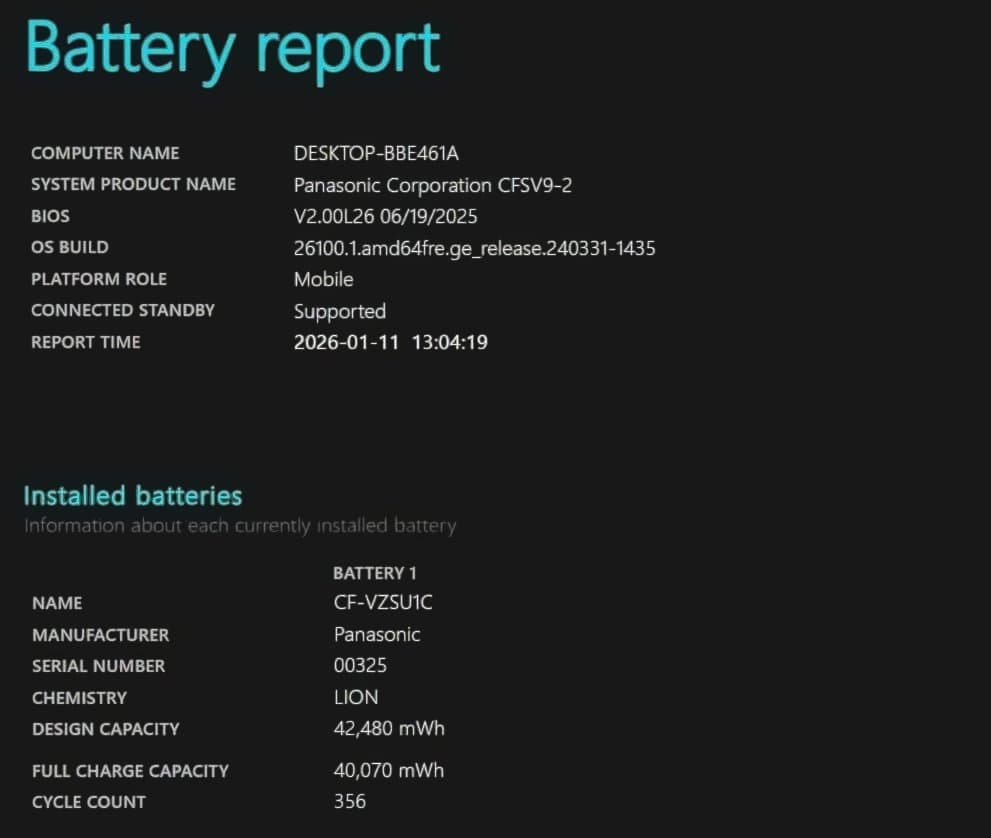 美品! Panasonic軽量ノート i5第10世代 8GB SSD256GB