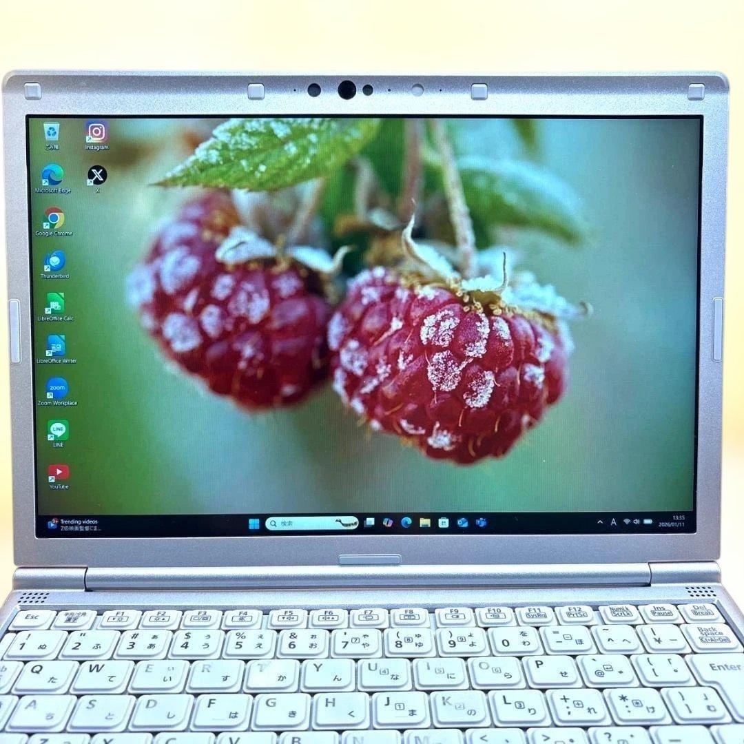 美品! Panasonic軽量ノート i5第10世代 8GB SSD256GB