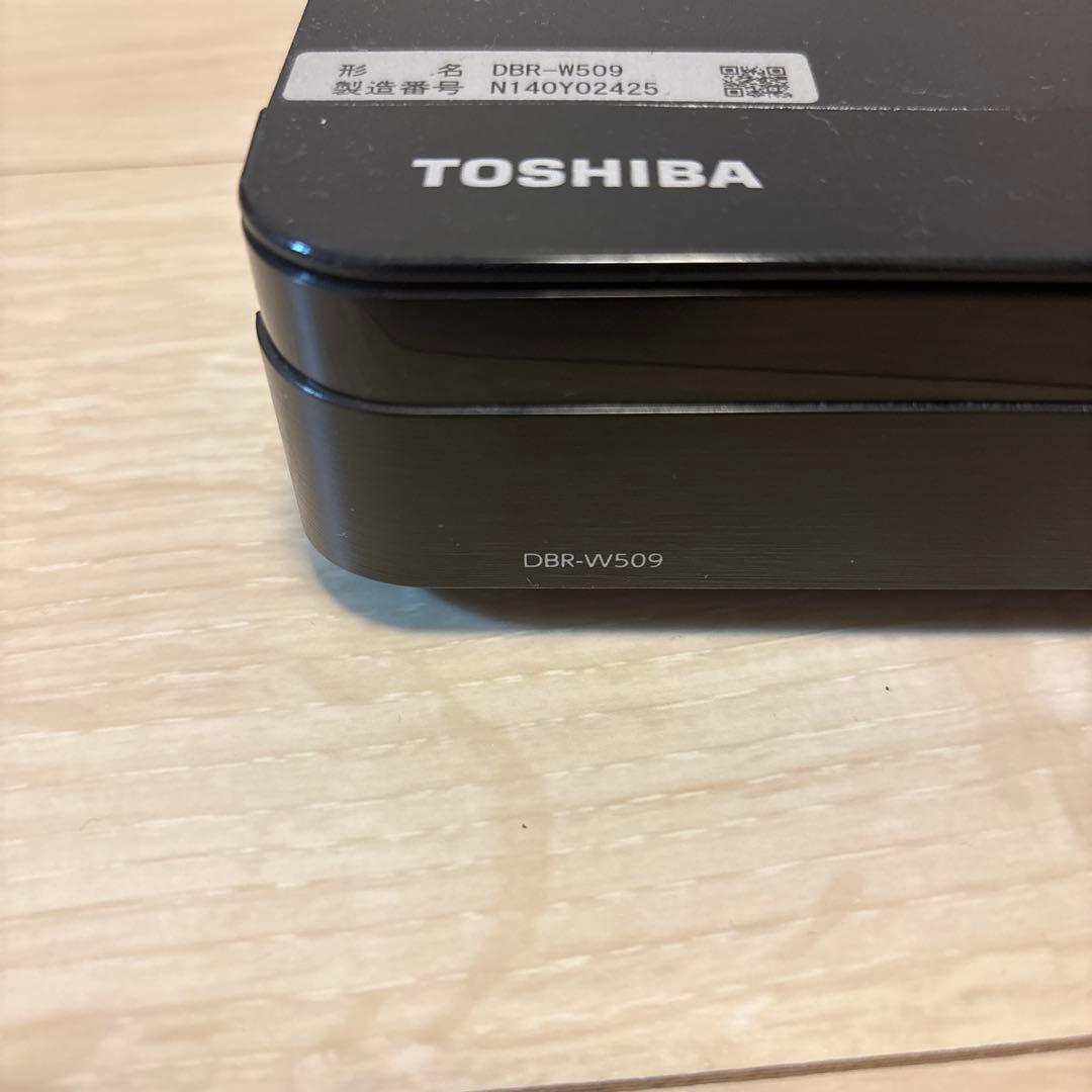 TOSHIBA DBR-W509 ブラック ブルーレイプレーヤー　付属品あり