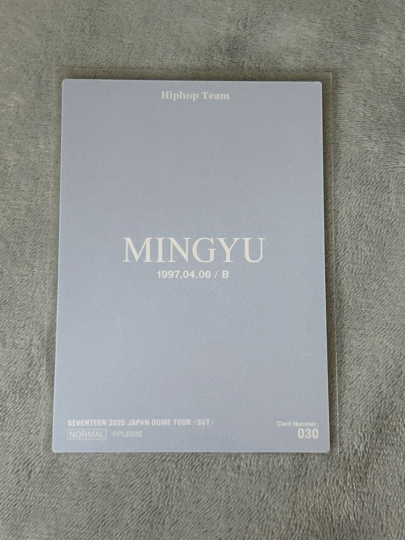 SEVENTEEN ミンギュ 直筆サイン トレカ