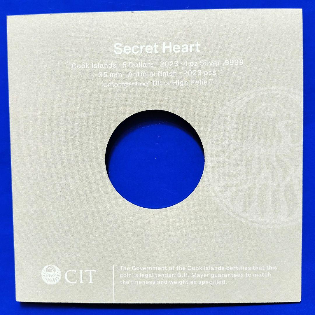 クック諸島5ドル銀貨（PCGS MS70シークレット♥アンティーク仕上げ）