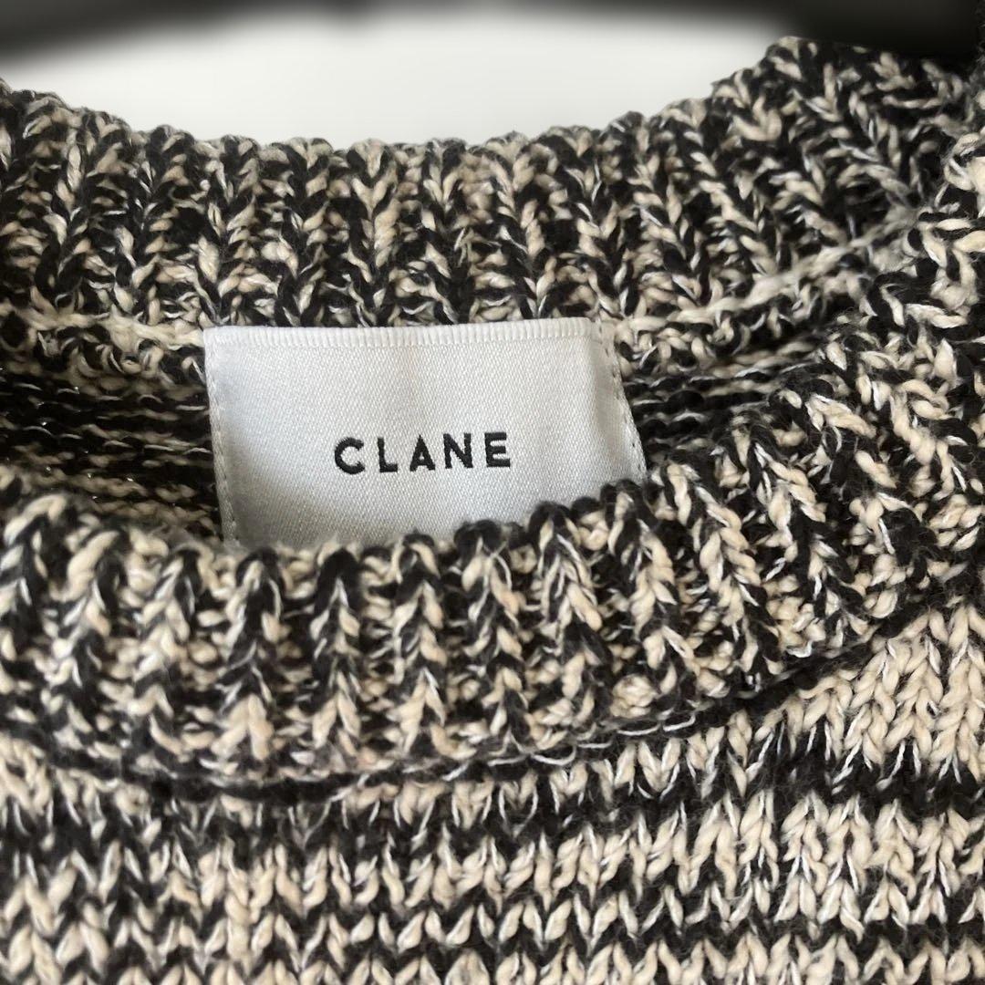 CLANE COTTON SHORT KNIT TOPS 正規品