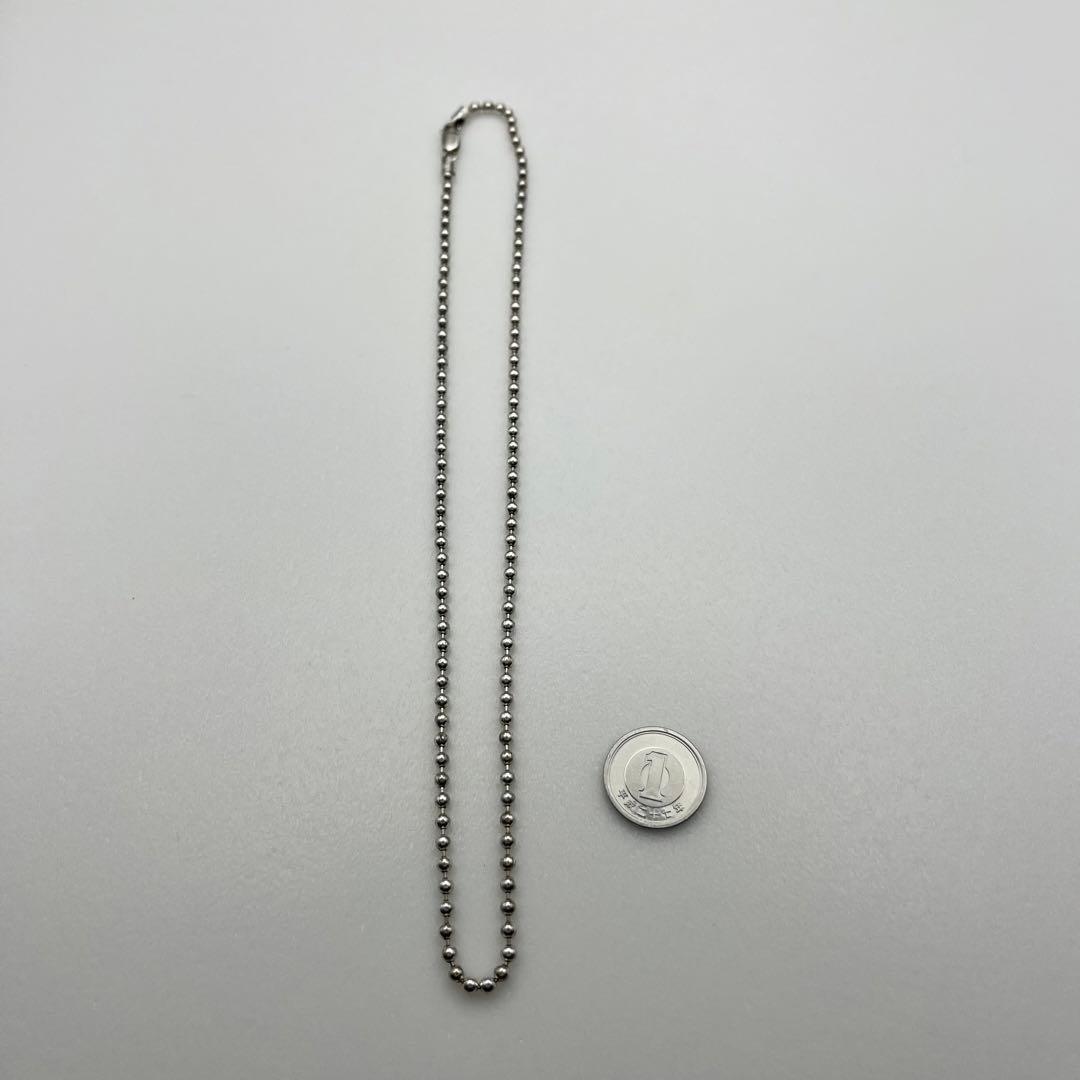 シルバー925 ボールチェーン ネックレス 45cm 3mm