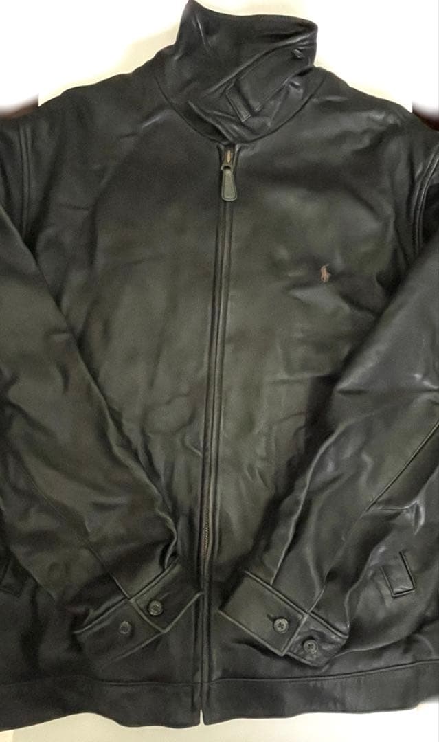 Polo by Ralph Lauren レザージャケット　LL ブラック
