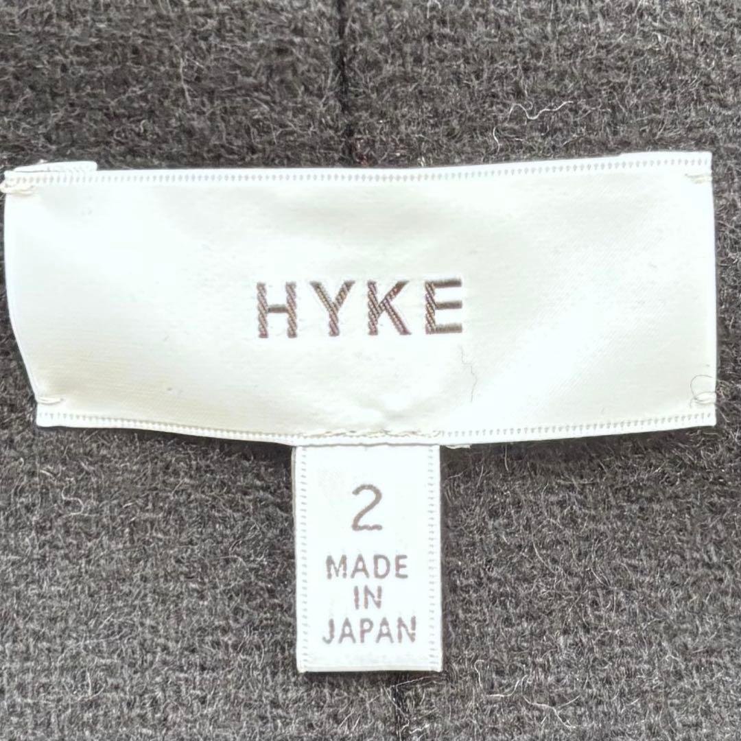HYKE ハイク ダッフルコート サイズ 2 白トグル