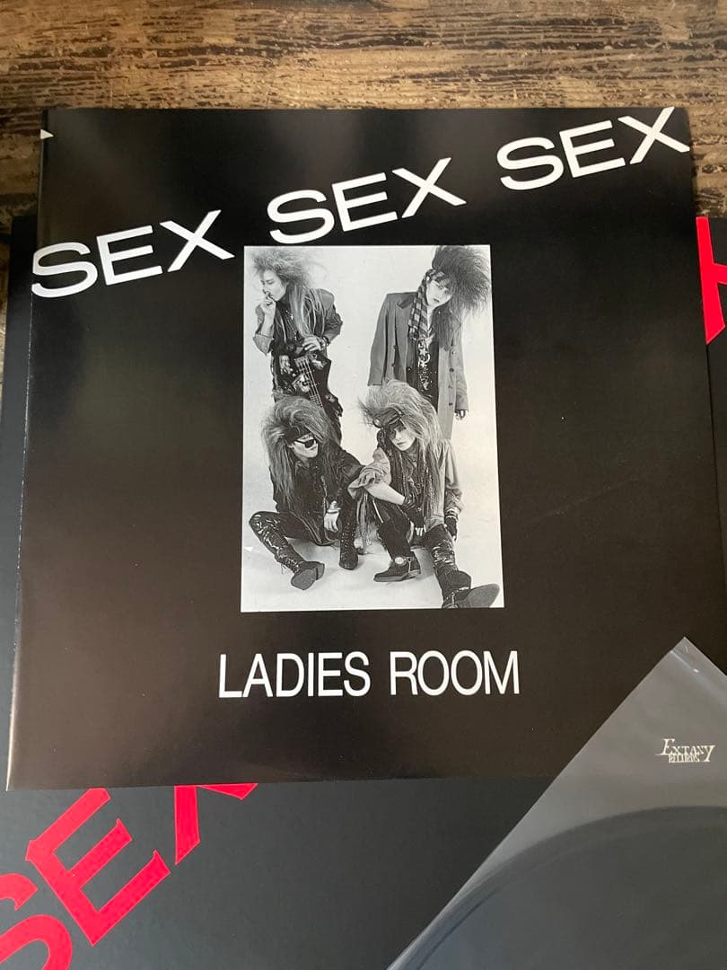 【特典付レアLP】LADIESROOM「SEX SEX SEX」ポスター冊子付