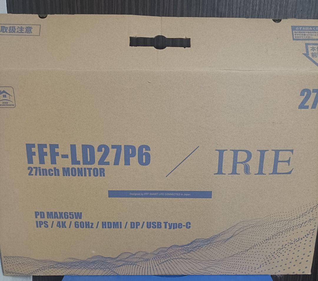 IRIE 27インチ4Kモニター FFF-LD27P6