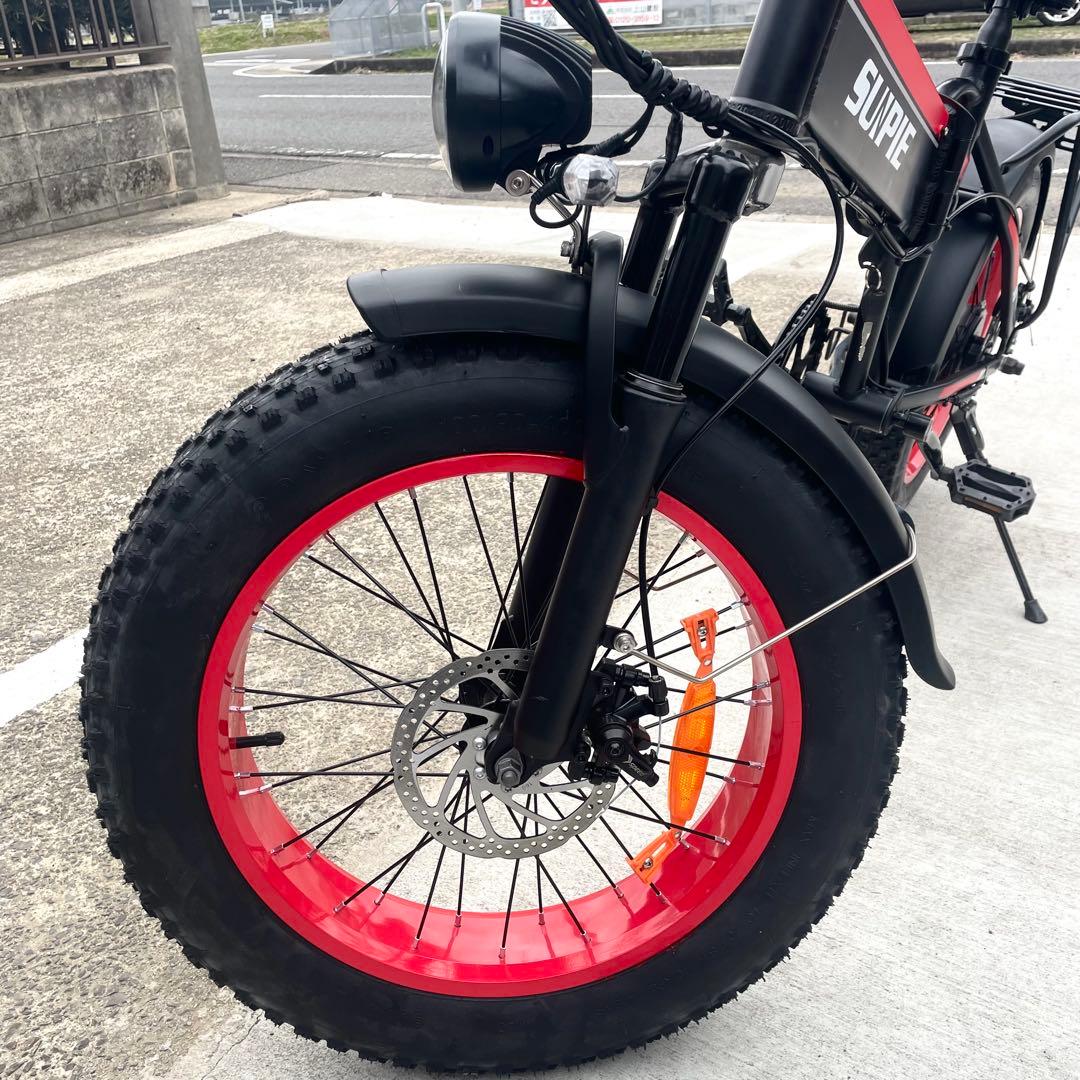 SUPIE 電動アシスト自転車 20インチ 折りたたみ　フルアシスト自転7段変速