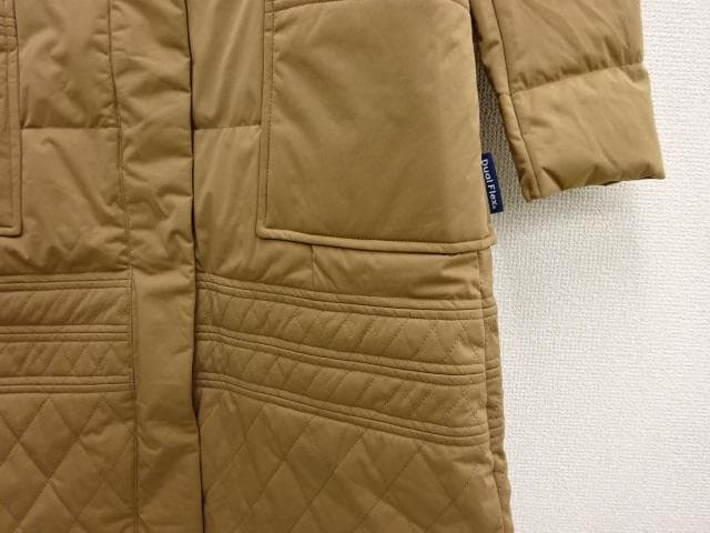 新品タグ付き　粧U YOSOOU　ノーカラーダウンコート　キャメル　2