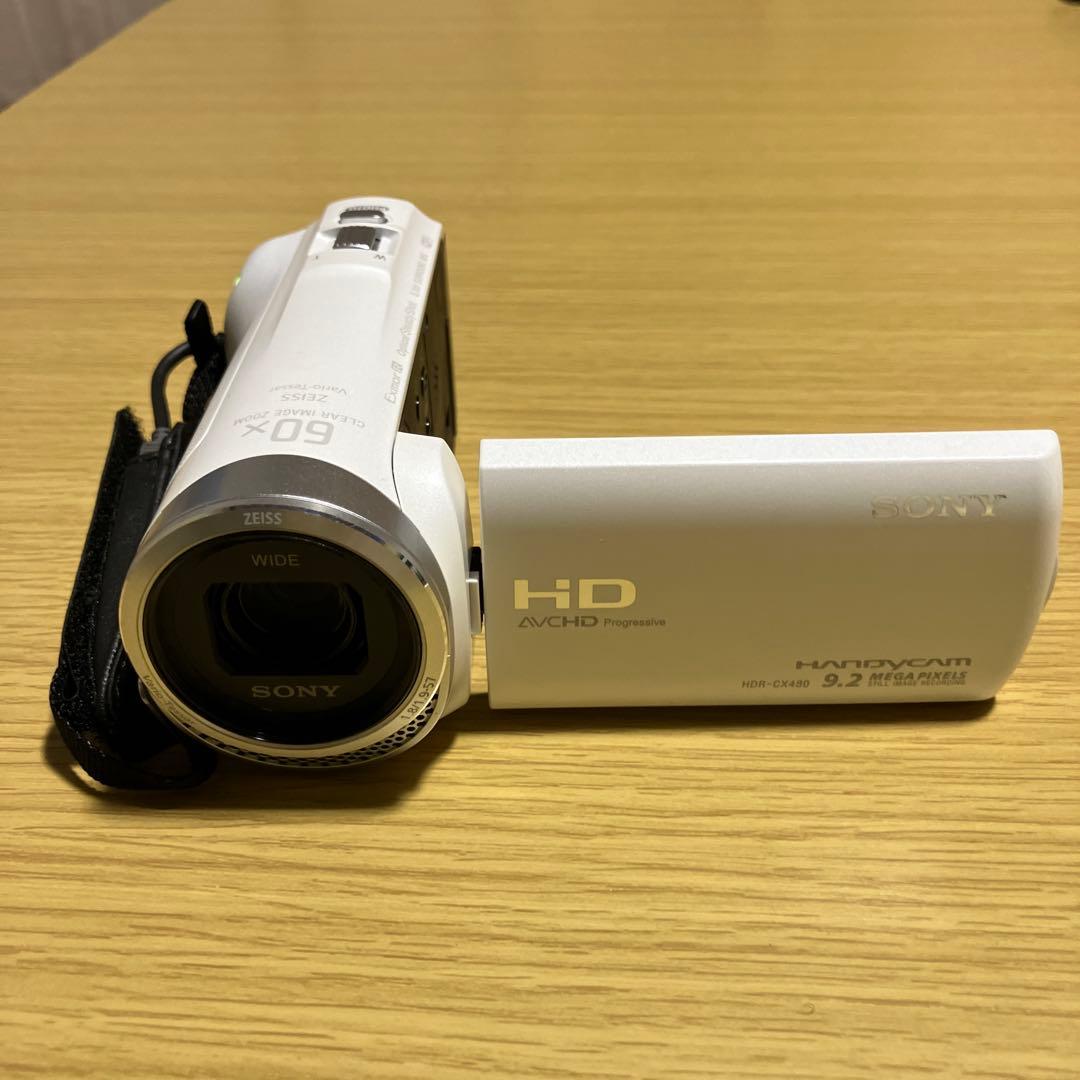 SONYハンディカムHDR-CX480 ホワイト　使用少なめ