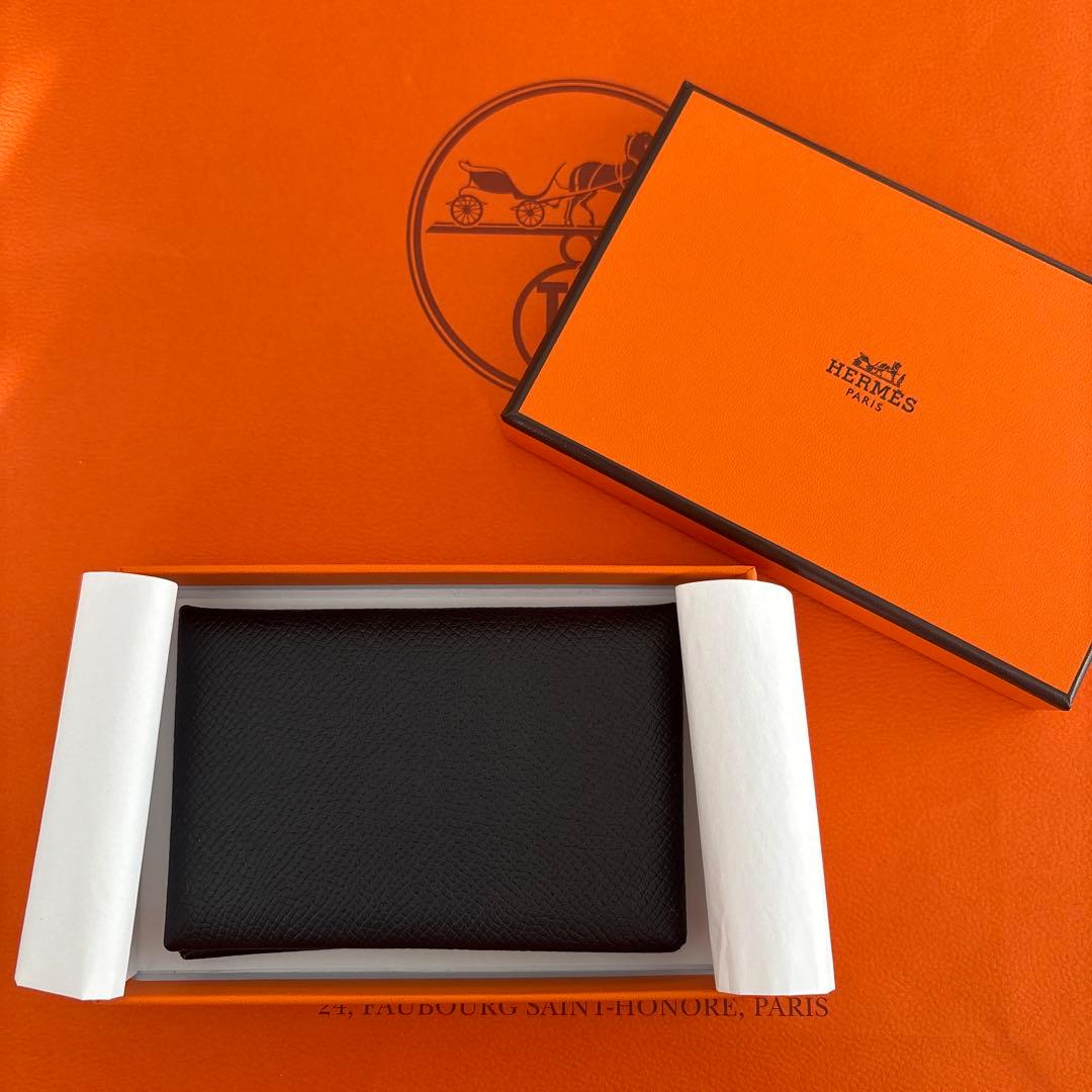 エルメス カルヴィ　名刺入れ　レディース　メンズ