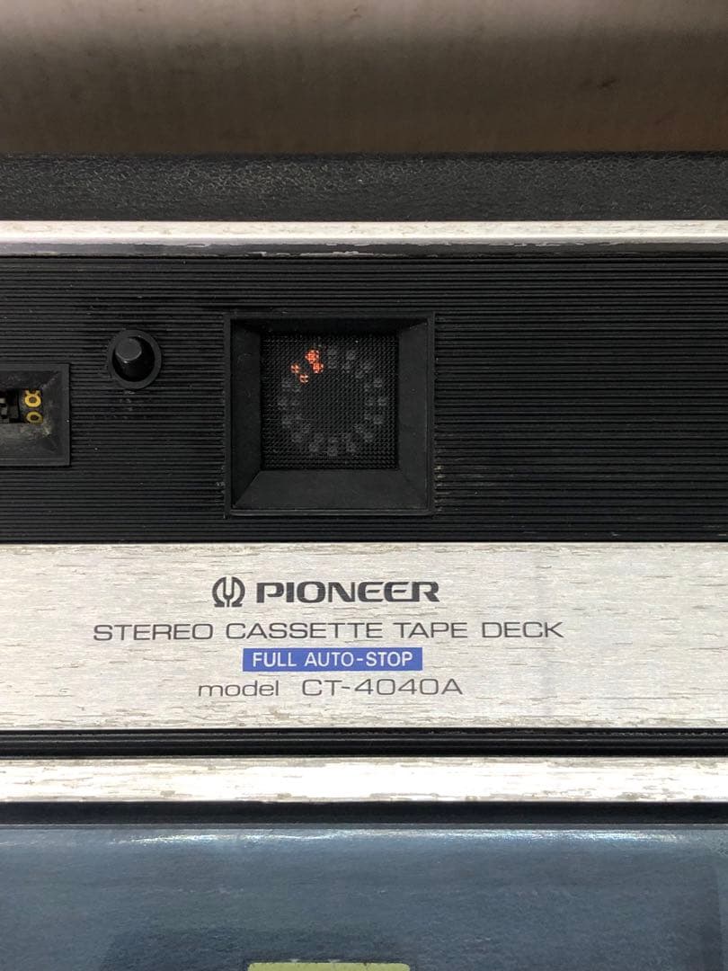 Pioneer CT-4040A カセットデッキ　レトロ