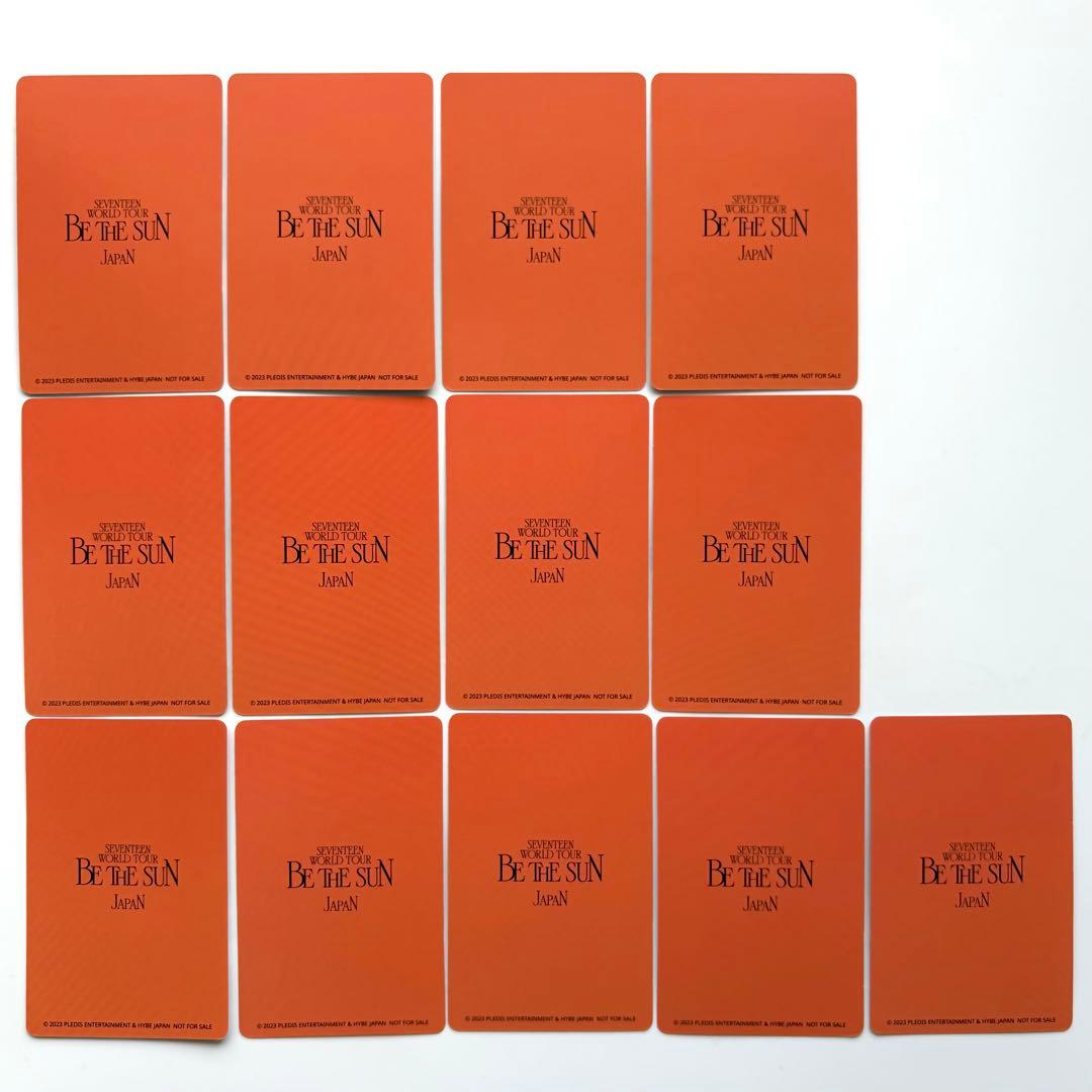 seventeen be the sun dvd トレカ　コンプリート　全員