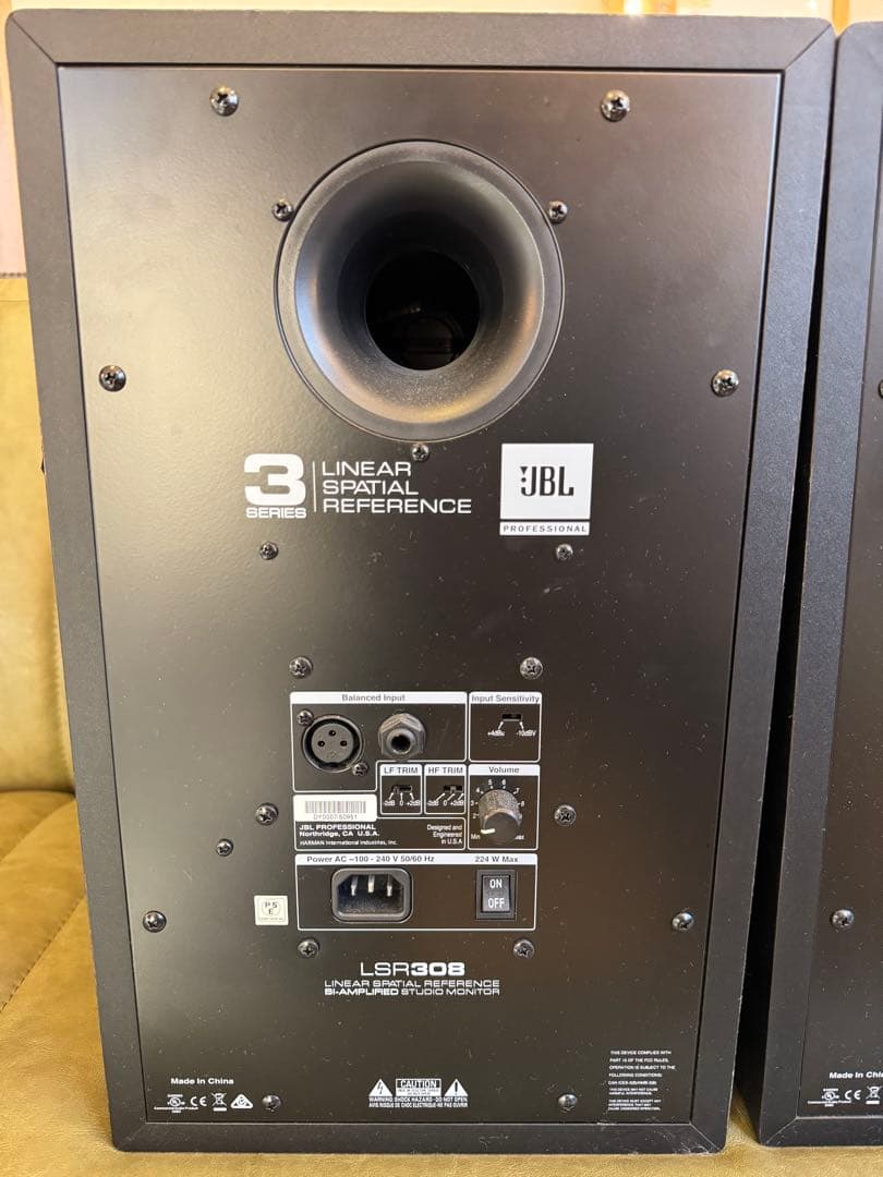 JBL PROFESSONAL LSR308 スタジオスピーカー2本