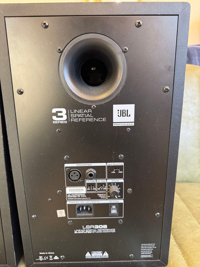 JBL PROFESSONAL LSR308 スタジオスピーカー2本