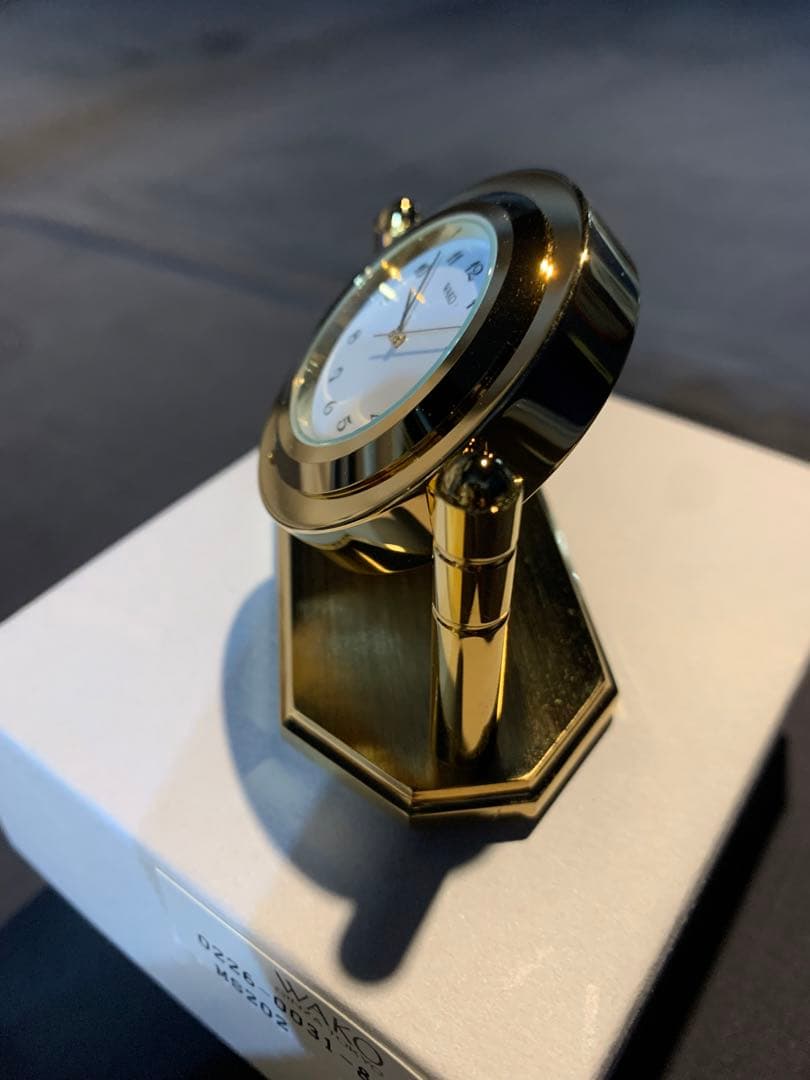 新品 銀座WAKO 超ミニクロック MS202 幅68x55