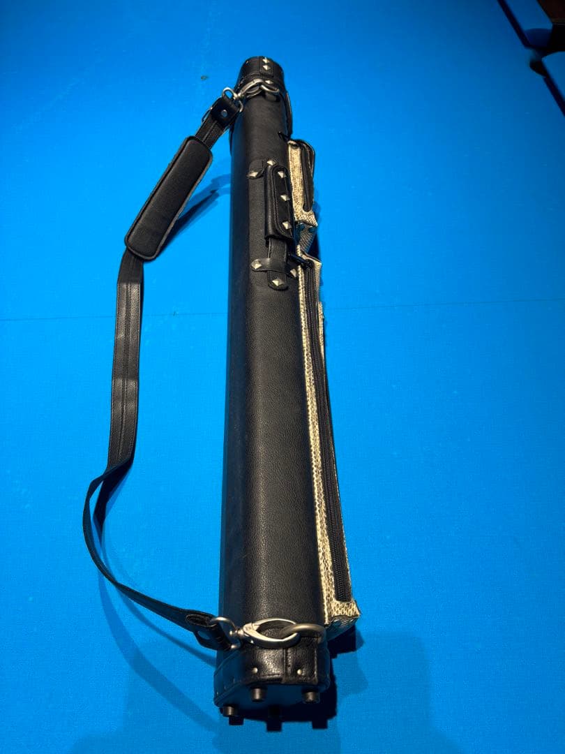 ビリヤードケース 合成皮革 小物入れ付き