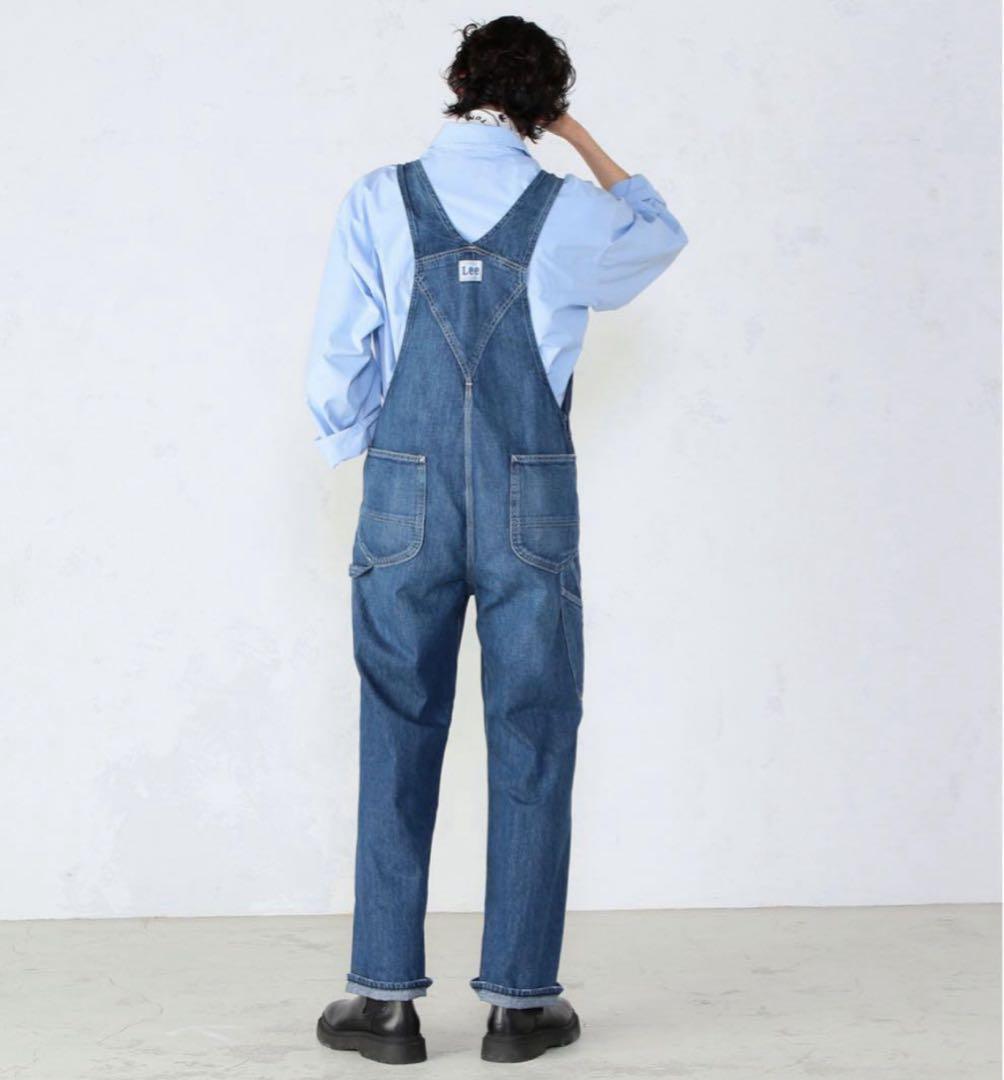祭り大幅値下げ！【美品】Lee LM7254 デニムオーバーオール Lサイズ