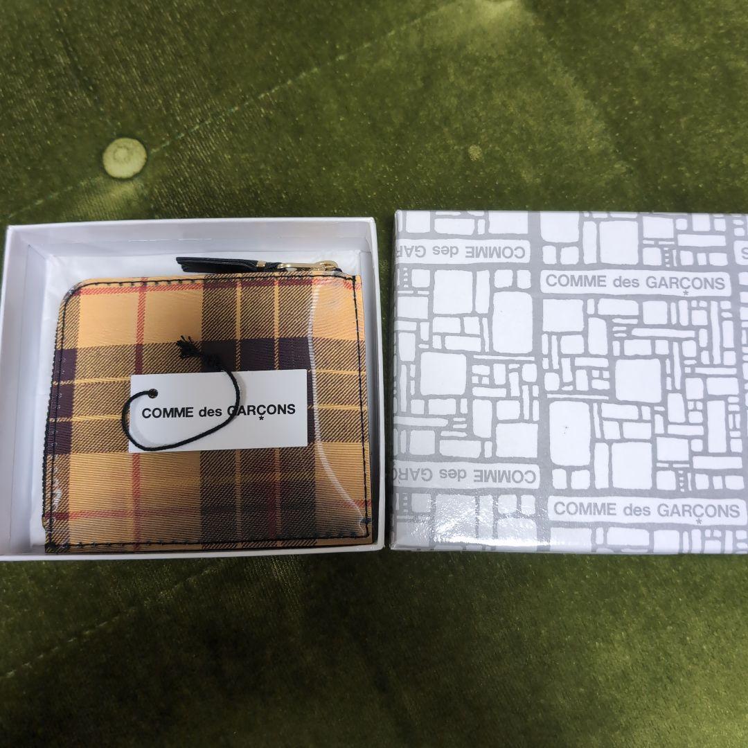 コムデギャルソンウォレット Ｌ字 チェック