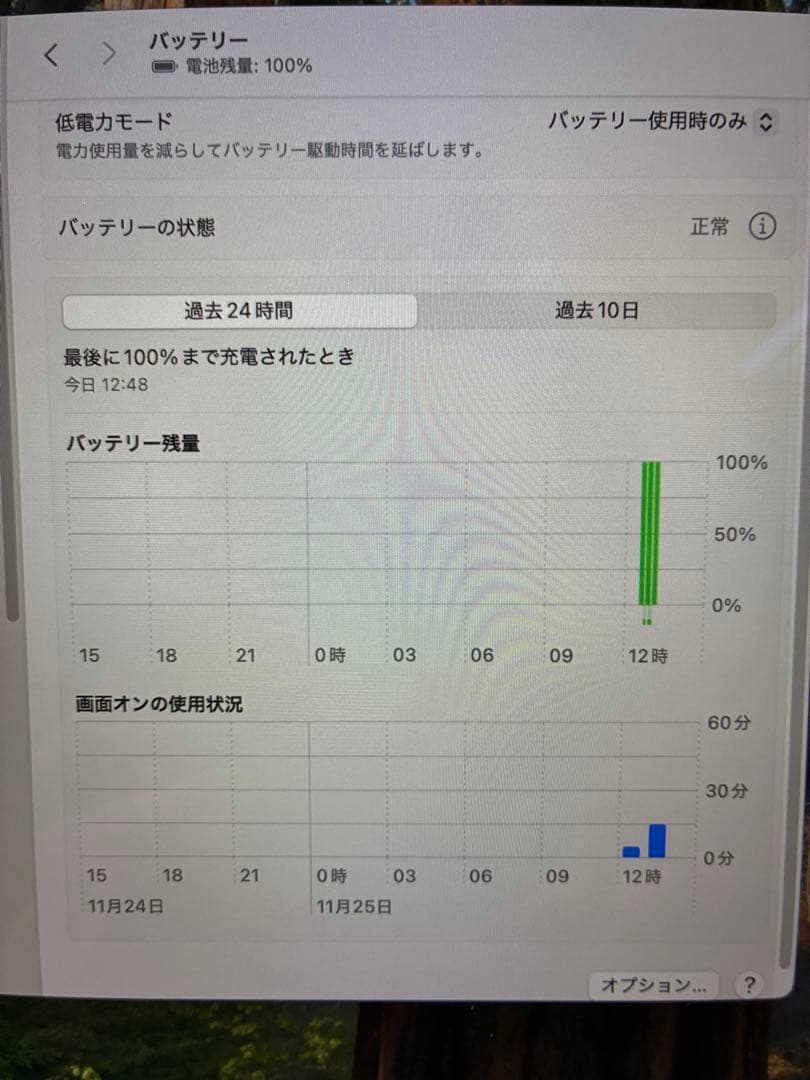 電池100％ MacBook Air (M1, 2020) メモリ8G 256G