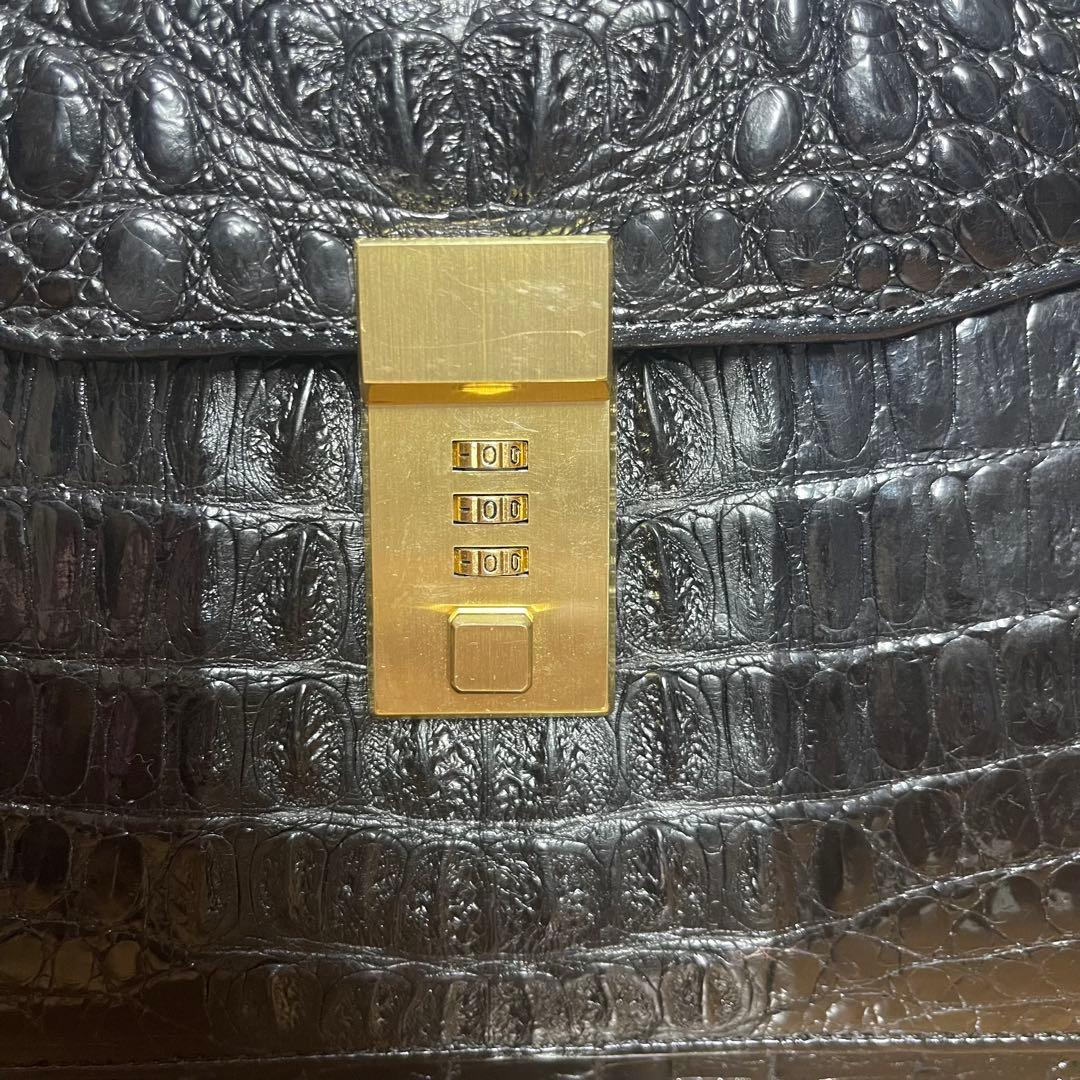 【激レア 本革】美品　REGARDE レガルデ ビジネスバッグ ダイヤル式