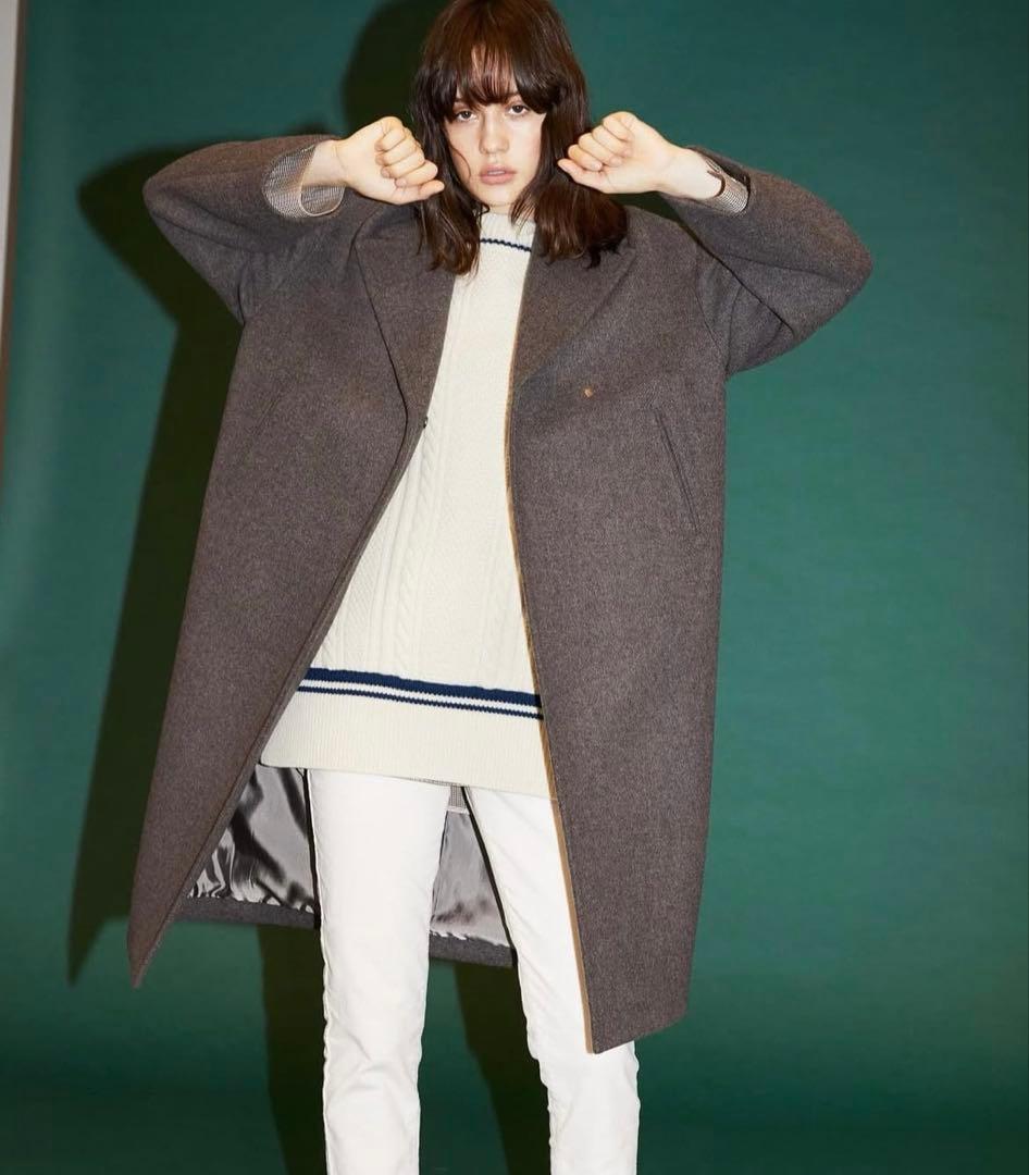 BEAUTY&YOUTH MANTECOメルトンメランジミドル丈コート Sサイズ