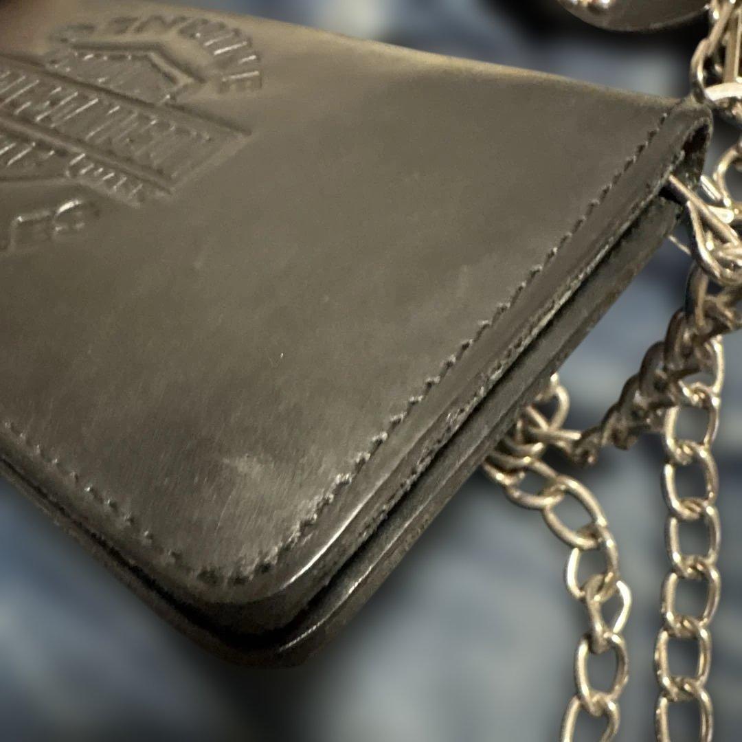 ハーレーダビッドソン　純正　ウォレット　アメリカ製　ブラック