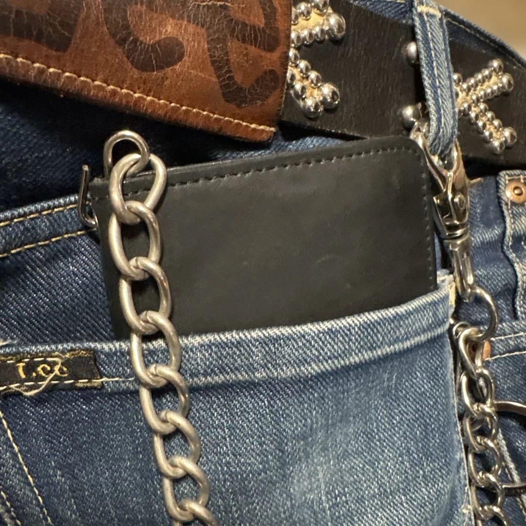 ハーレーダビッドソン　純正　ウォレット　アメリカ製　ブラック