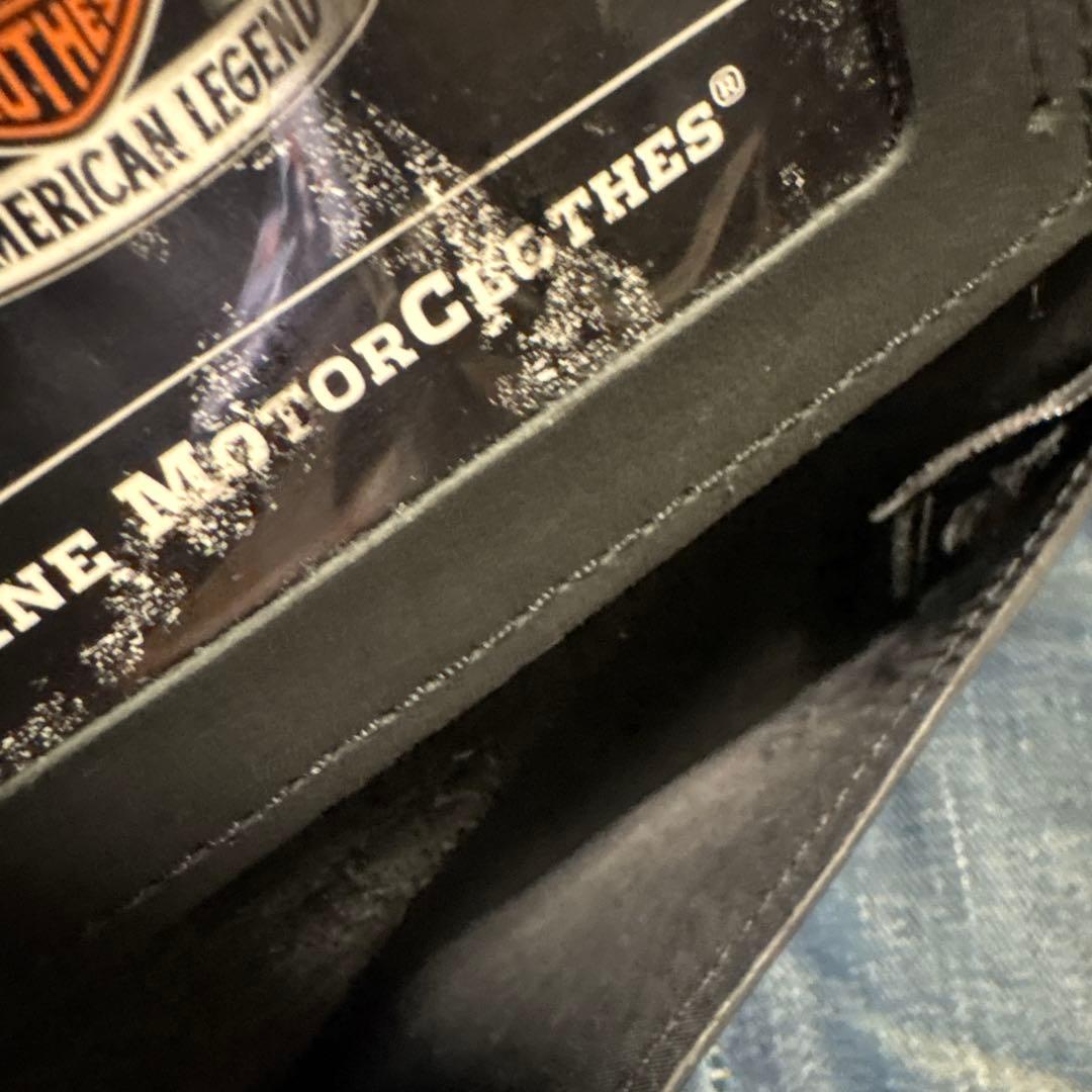 ハーレーダビッドソン　純正　ウォレット　アメリカ製　ブラック