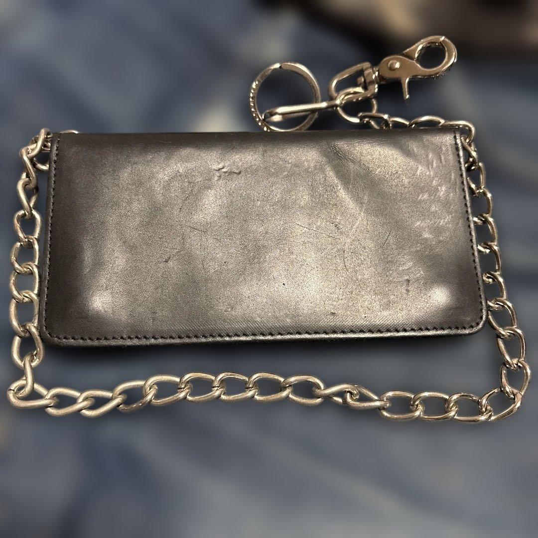 ハーレーダビッドソン　純正　ウォレット　アメリカ製　ブラック